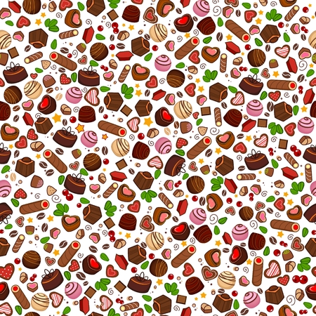 Background with sweetsのイラスト素材