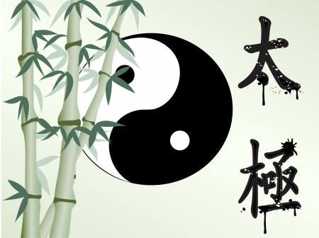 the background of zen like bamboo のイラスト素材