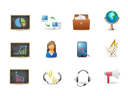 some office and business icons for designのイラスト素材