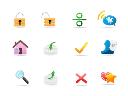 Internet & Website icons のイラスト素材
