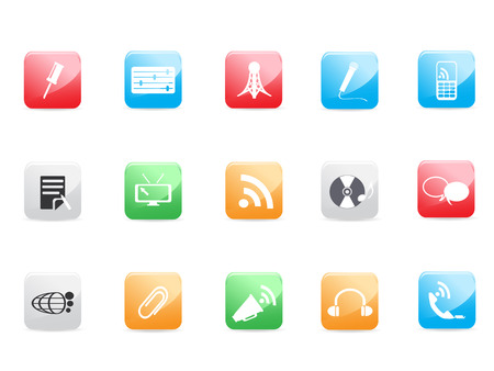 Website and Internet icons for designのイラスト素材