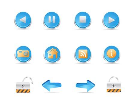 3D web icons for designのイラスト素材