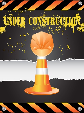 the  background of under constructionのイラスト素材