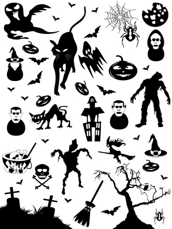 Seamless background of halloween pattern のイラスト素材