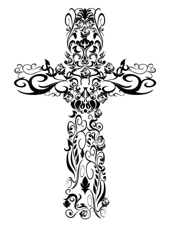 decoration pattern Cross for designのイラスト素材