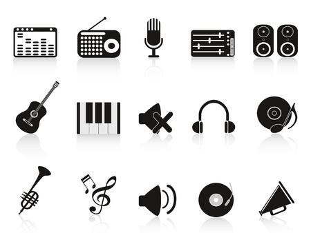 isolated music sound equipment icon on white backgroundのイラスト素材