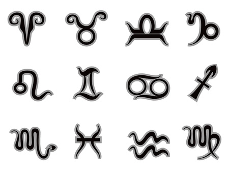 the design of Horoscope zodiac signsのイラスト素材
