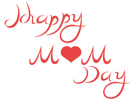 happy mother day lettersのイラスト素材