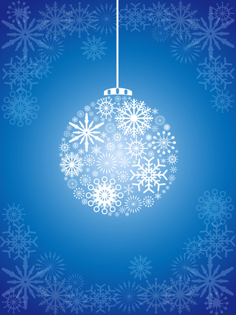the christmas ball background for Christmas holidayのイラスト素材