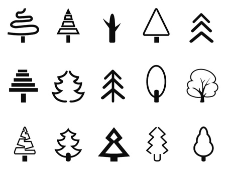 isolated simple tree icon on white backgroundのイラスト素材