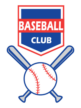 Isolated the design of baseball badge.のイラスト素材