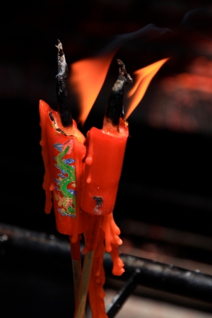 Chinese candlesの写真素材