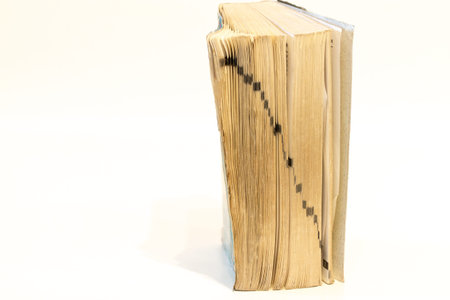The side of old book
