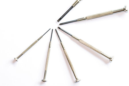 small different size of screwdrivers