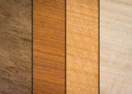 variety of wood textures arrangedの写真素材