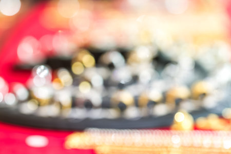 abstract gold bokeh background of jewelry