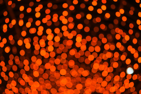 colorful bokeh on black backgroundの写真素材