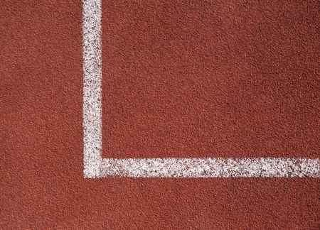 texture of running track with lineの写真素材