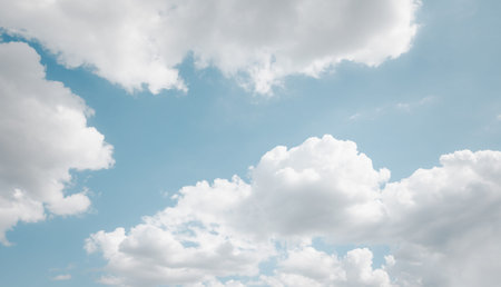closeup group of cloud on blue sky