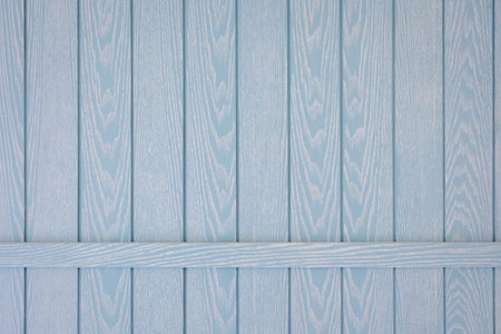 light blue tone vertical line wooden texture for interiorの写真素材