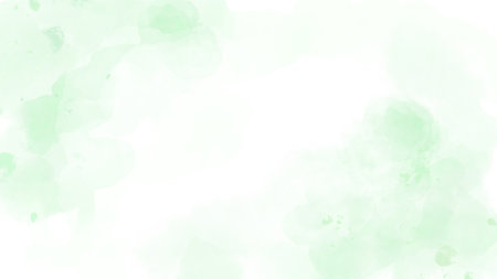 Photo green watercolor painting texture backgroundの写真素材