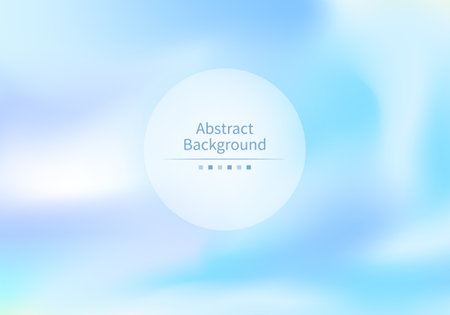 Gradient color background, blending blue and white, creating a tranquil atmosphere.のイラスト素材
