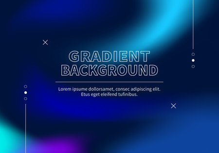 A gradient background of deep blue and purple, with a cosmic style designのイラスト素材