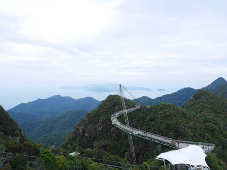 Langkawi Sky Bridge, Malaysiaのeditorial素材