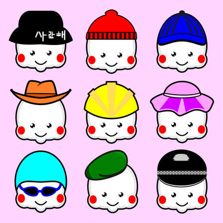 ilustrasion vector grafic of baby faceのイラスト素材