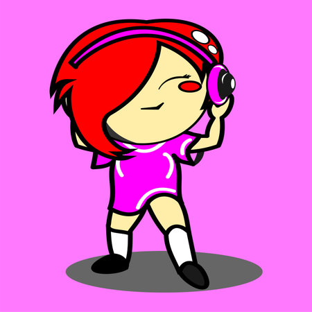 ilustrasion vector grafic of girls