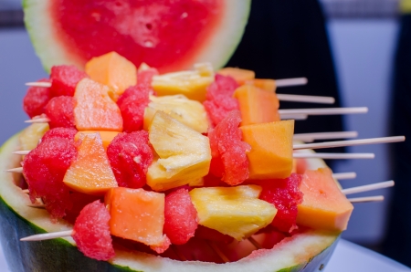 Watermelon and pineappleの素材