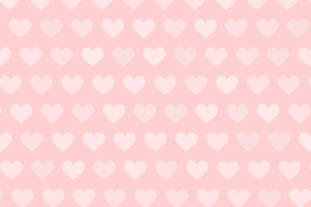 Seamless pattern with pink hearts. Background for valentines's day. Abstract love symbol wallpaper.