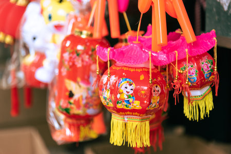 Lanterns for Mid-Autumn Festival in china.の写真素材
