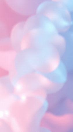 Colorful abstract background with soft shapes and gradients in pastel tones for creative designsの素材