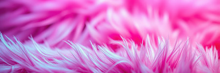 Bright pink fluffy texture creates a vibrant atmosphere in a colorful settingの素材