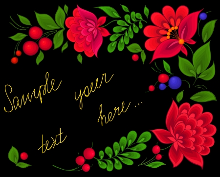 vector floral backgrounds, paint patternのイラスト素材