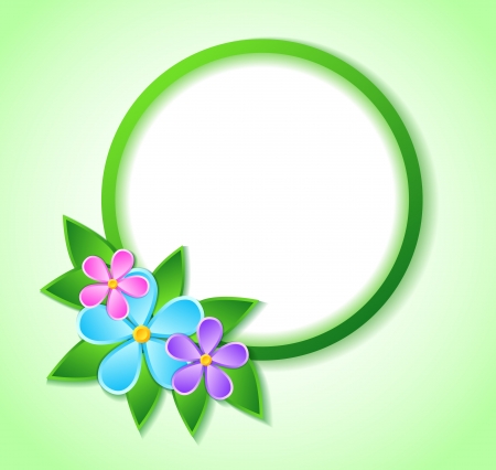 Greeting card with paper flower with a place for text. . Many similarities to the author's profileのイラスト素材