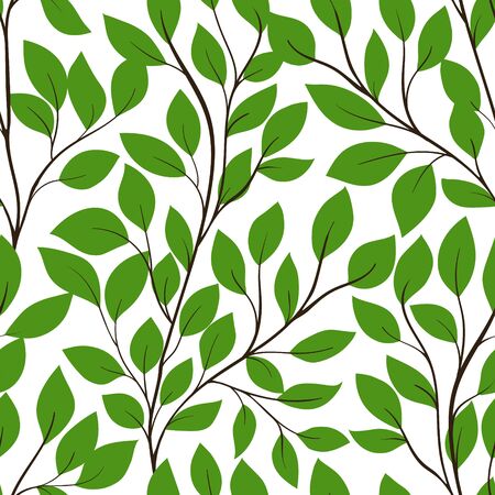 Beautiful seamless background with tree branches. Perfect background greeting cards and invitations to the wedding, birthday, mother s day and other seasonal holidays.のイラスト素材