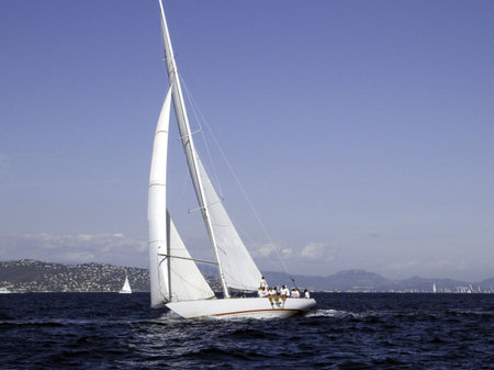 Modern sailing yacht  a 36 meter 1930 build J lass