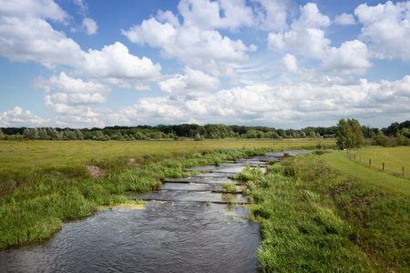 A fish passage for freshwater fish in the Netherlands, Overijssel province near the villages of...