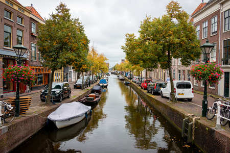 Alkmaar, north holland / Netherlands 09-27-2020, city view of Alkmaar, a famous city well known from the cheese trade in the Netherlandsのeditorial素材