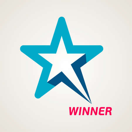 Vector Logotype For Contest Winnerのイラスト素材