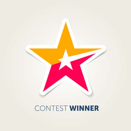 Vector Logotype For Contest Winnerのイラスト素材