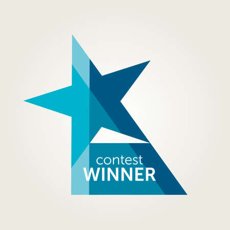 Vector Logotype For Contest Winnerのイラスト素材