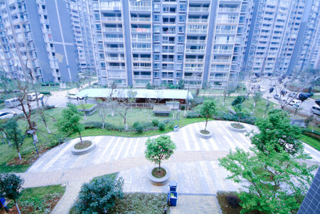 Apartment buildingのeditorial素材