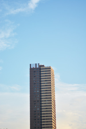 High rise tower apartmentのeditorial素材