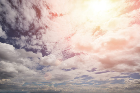 Sunset or sunrise cloud sky