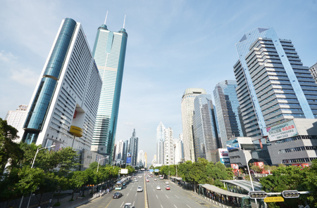 Shenzhen cityのeditorial素材