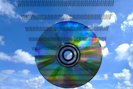 Disc  Technology Abstract Backgroundのeditorial素材