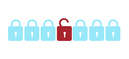 Security iconsの写真素材